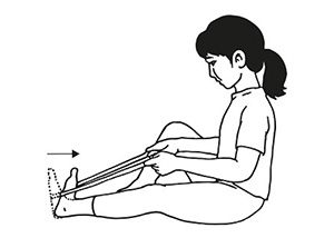 Pediatric hamstring stretch online